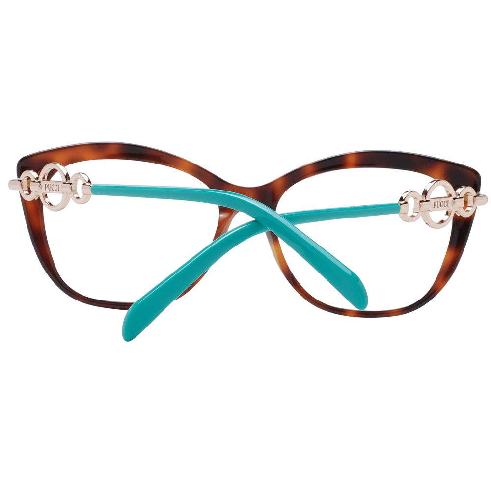Emilio Pucci Brown Plastic Glasses (Frames)