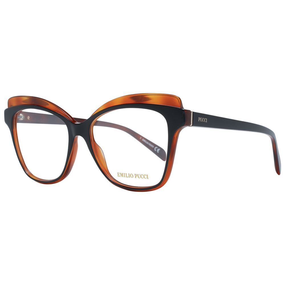 Emilio Pucci Brown Plastic Glasses (Frames)
