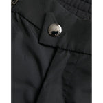 Dolce & Gabbana Black Cotton Blend Skinny Pants