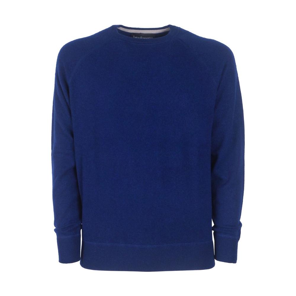 Emilio Romanelli Blue Cashmere Sweater