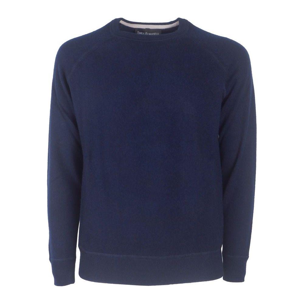 Emilio Romanelli Blue Cashmere Sweater