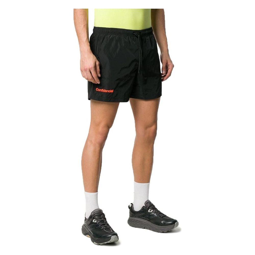 Marcelo Burlon Black Polyamide Swimwear