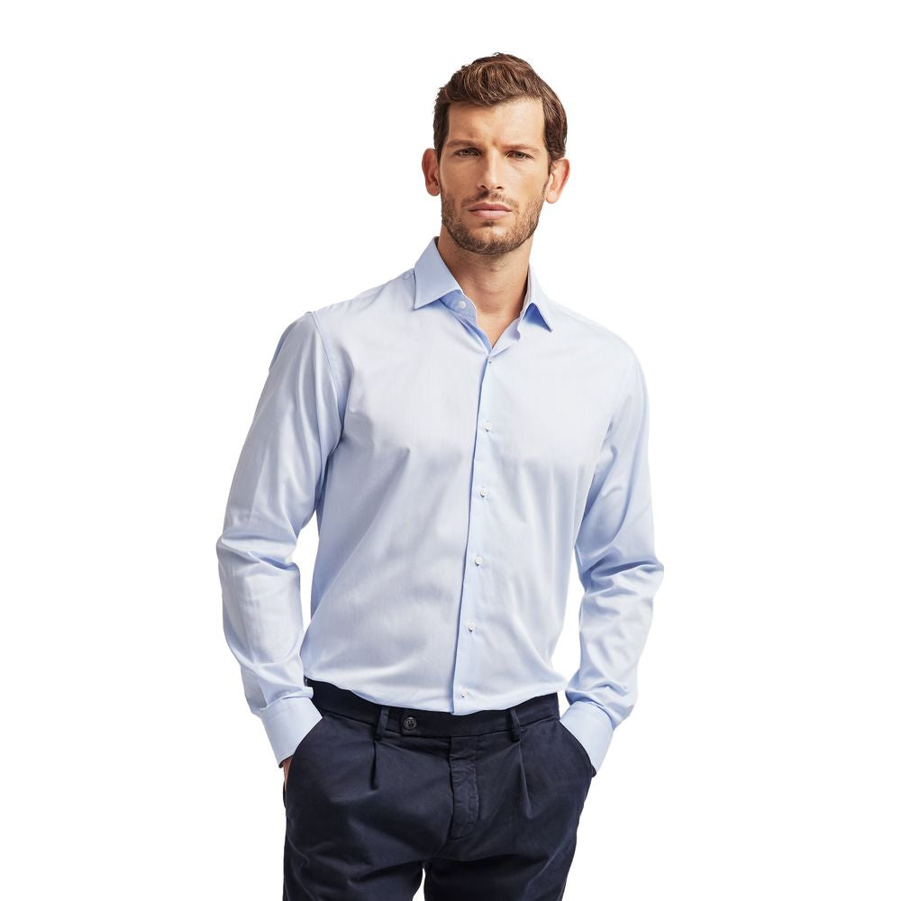Ballantyne Blue Cotton Shirt