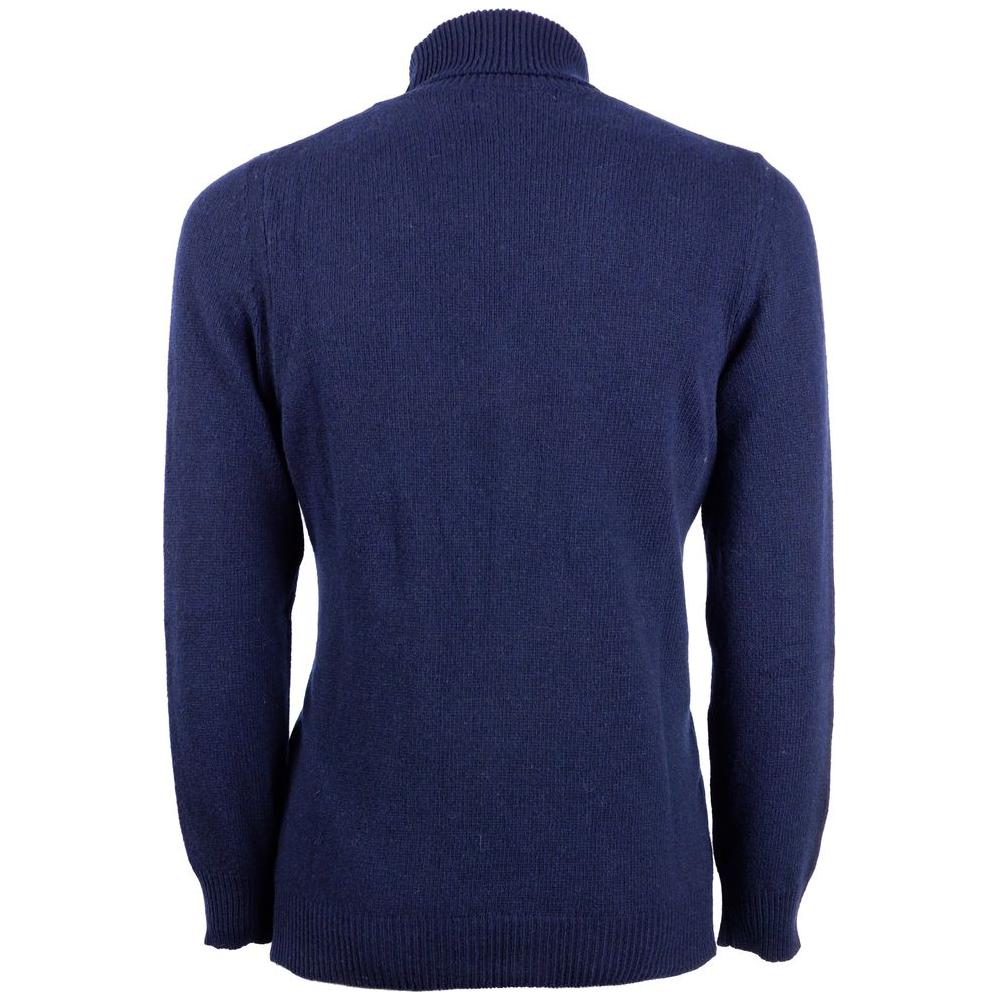 Emilio Romanelli Blue Cashmere Sweater