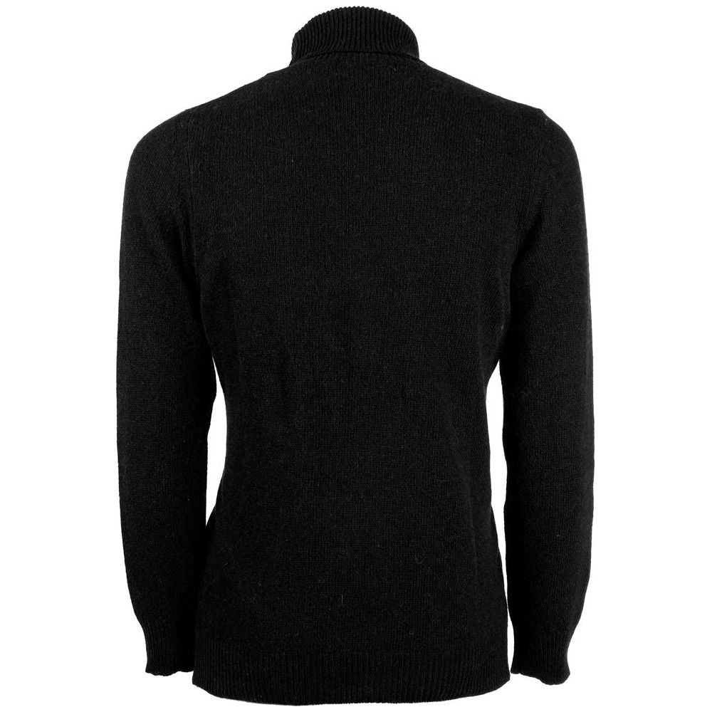 Emilio Romanelli Black Cashmere Sweater