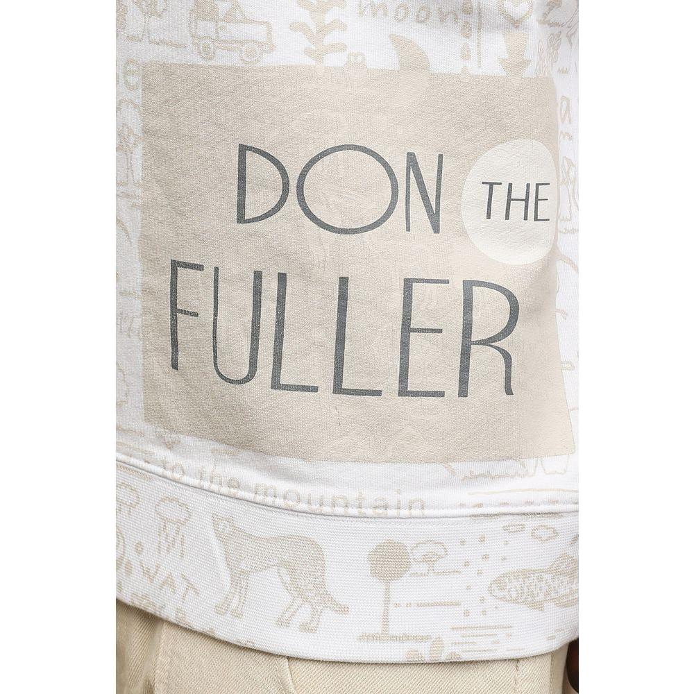 Don The Fuller White Cotton Men Sweater MAN SWEATERS