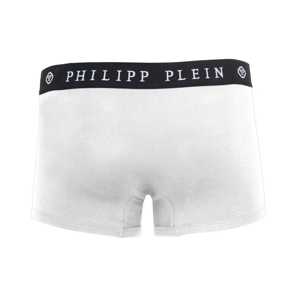Philipp Plein White Cotton Underwear