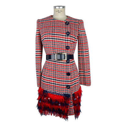 Elisabetta Franchi Red Cotton Women Dress