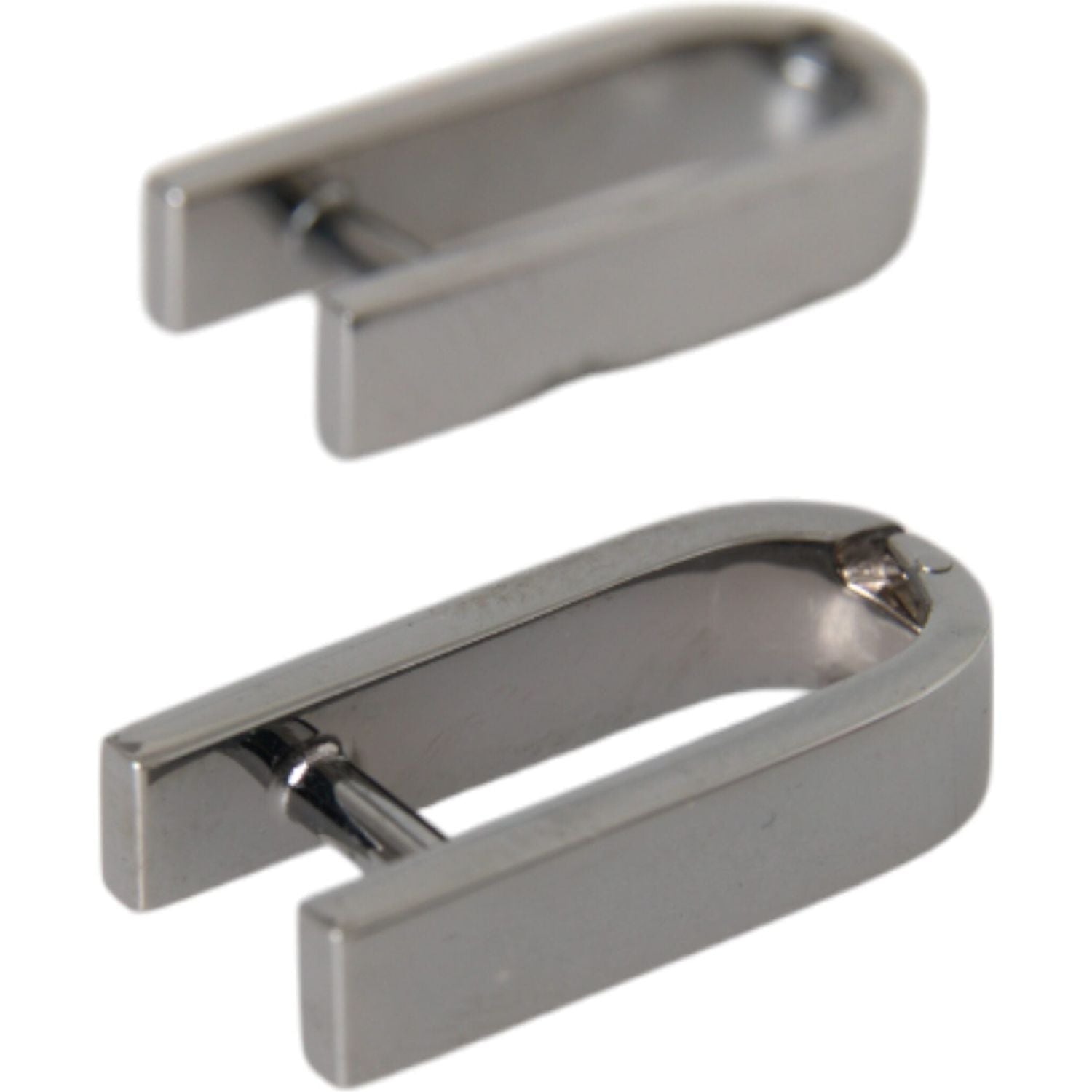 Dolce & Gabbana Silver Plated Metal Brass Pin Men Cufflinks