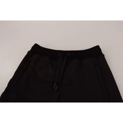 Dolce & Gabbana Black Jogger Women Polyester Pants