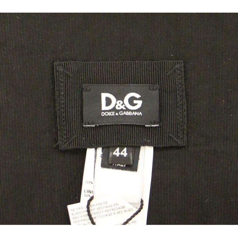 Dolce & Gabbana Black Silk Womens Waist Cummerbund