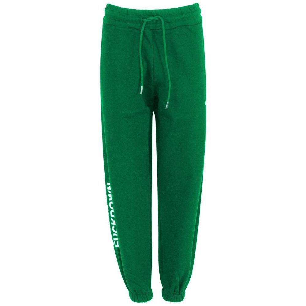 Comme Des Fuckdown Green Cotton Pant