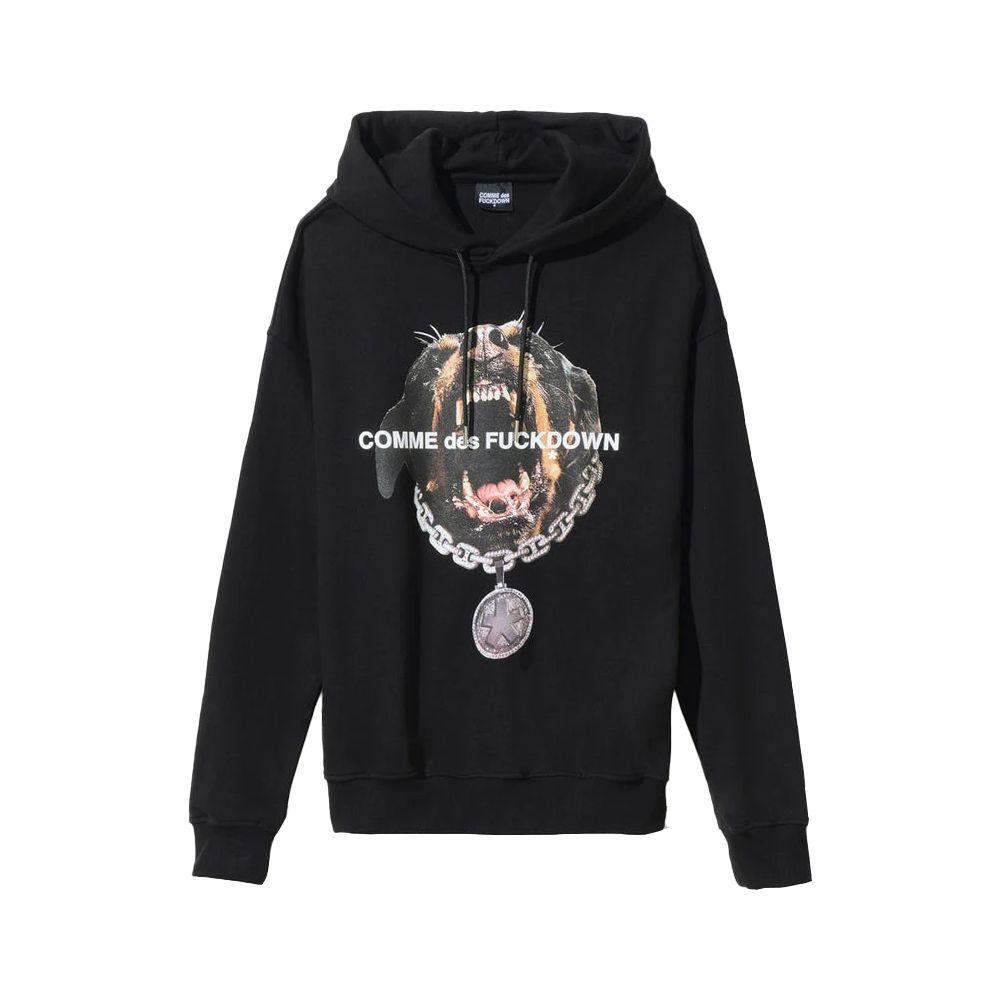Comme Des Fuckdown Black Cotton Men Sweater