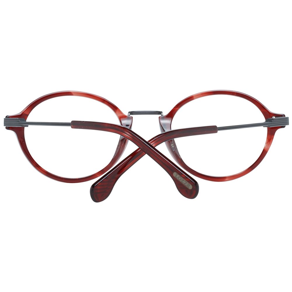 Lozza Burgundy Metal & Plastic Glasses (Frames)