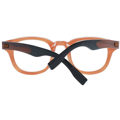 Ermenegildo Zegna Brown Plastic Glasses (Frames)