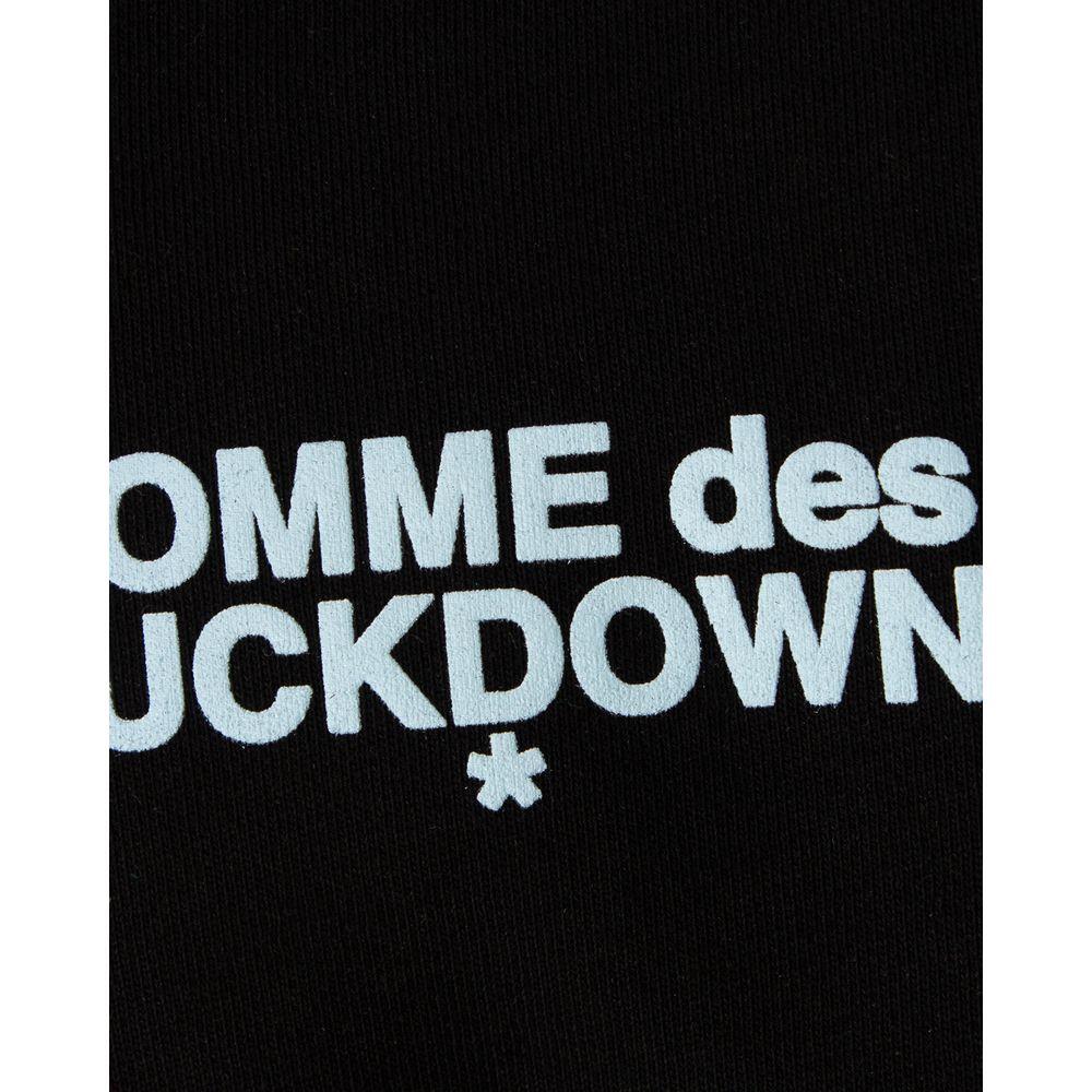 Comme Des Fuckdown Black Cotton Men's Hooded Sweatshirt