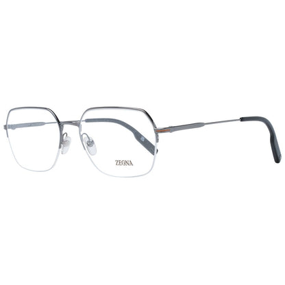 Ermenegildo Zegna Gray Metal Glasses (Frames)