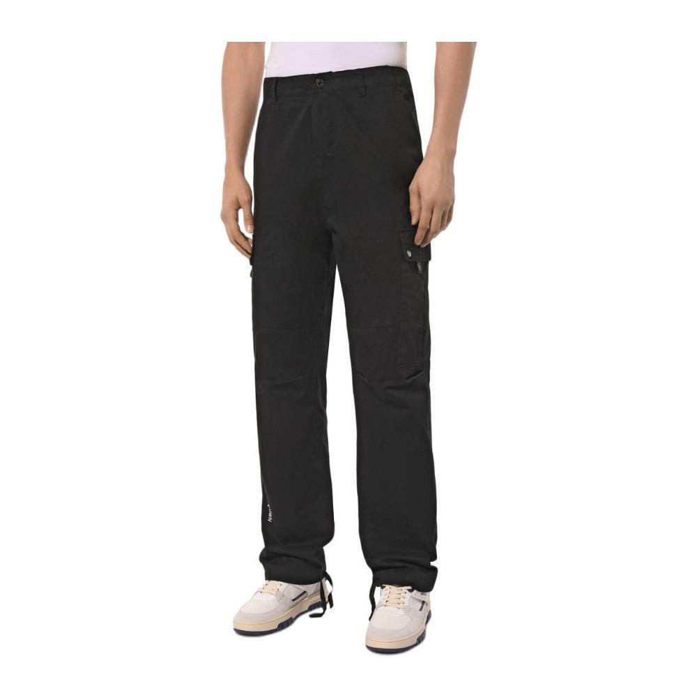 Comme Des Fuckdown Black Cotton Men Cargo Pant