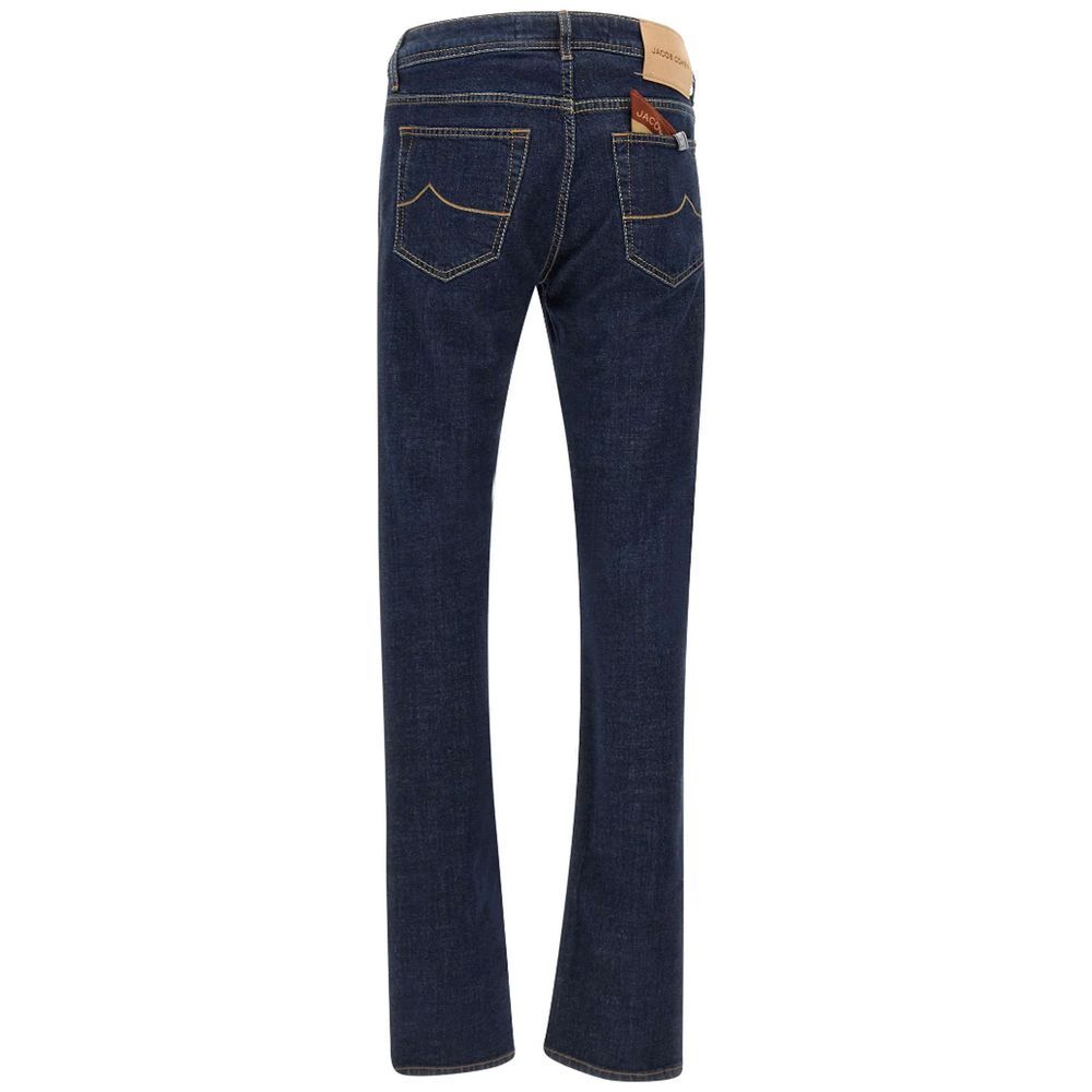 Jacob Cohen Blue Stretch Denim Men's Jeans