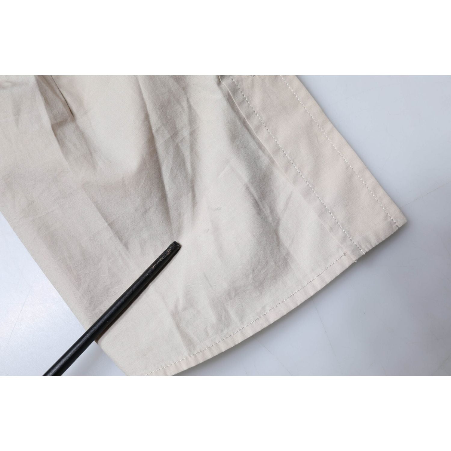 Dolce & Gabbana Beige Cotton Collared Button Down Shirt Top