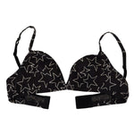 Dolce & Gabbana Black Millennials Star Non Wire Cotton Bra Underwear