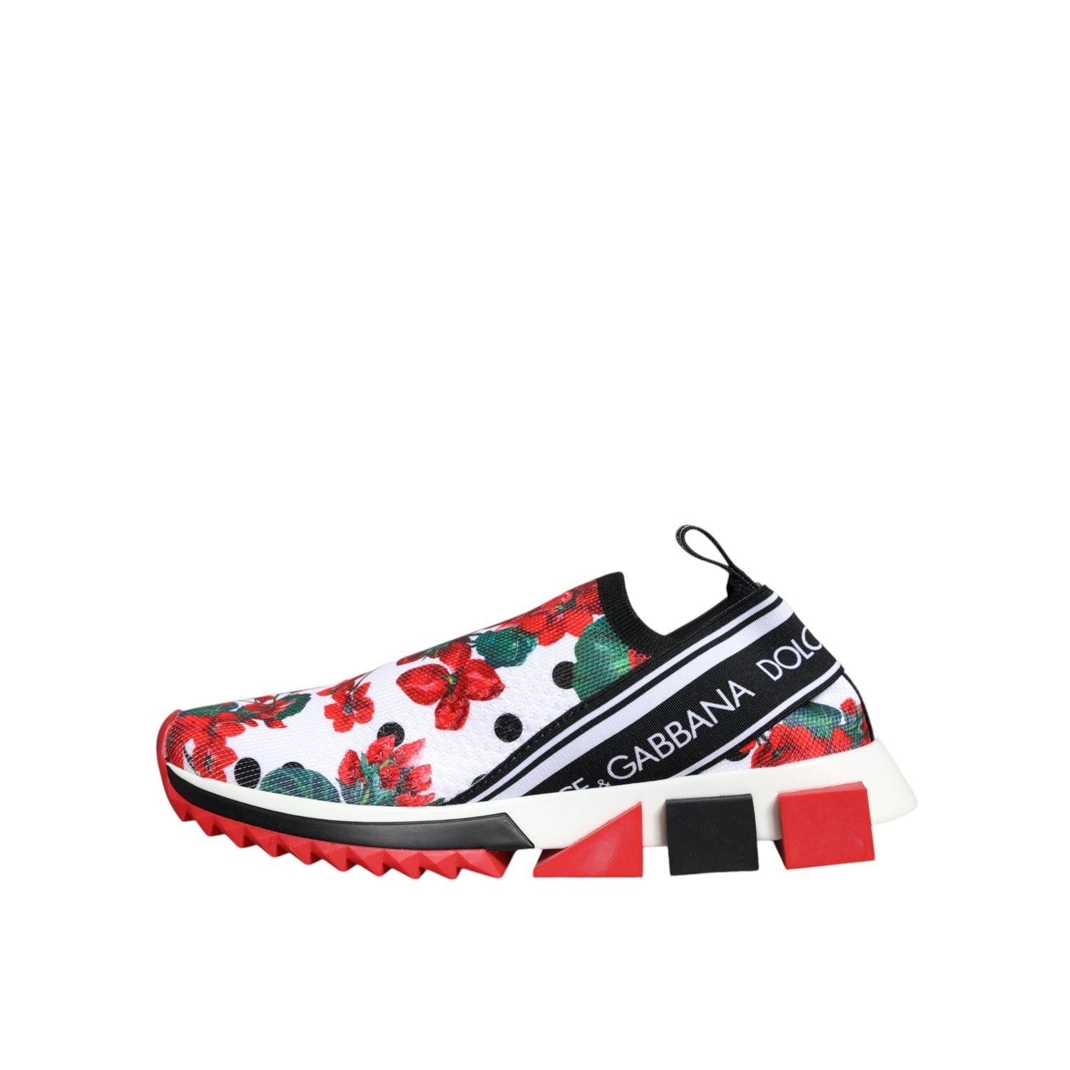 Dolce & Gabbana Multicolor Geranium Sorrento Sneakers Shoes