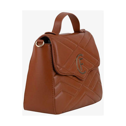 CRISTINAEFFE Brown Artificial Leather Women Crossbody Bag