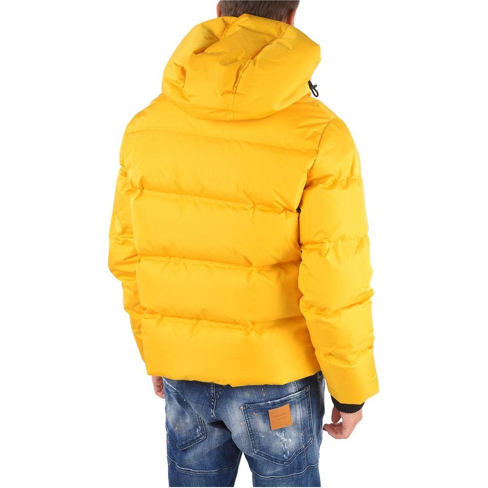 Dsquared² Yellow Nylon Men Jacket