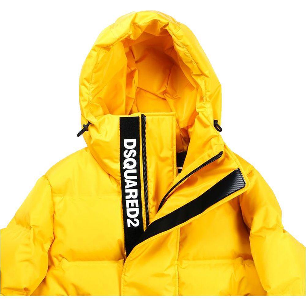 Dsquared² Yellow Nylon Men Jacket
