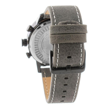 Police Gray Leather Watch