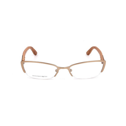 Alexander McQueen Brown Metal Glasses (Frames)