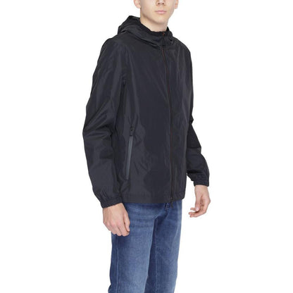 Suns Black Polyester Shell Jacket
