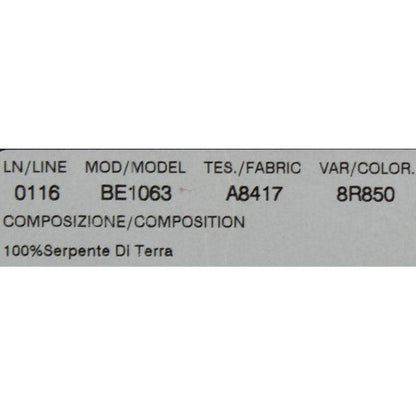 Dolce & Gabbana Pink Polka Snakeskin Silver Buckle Belt Belt