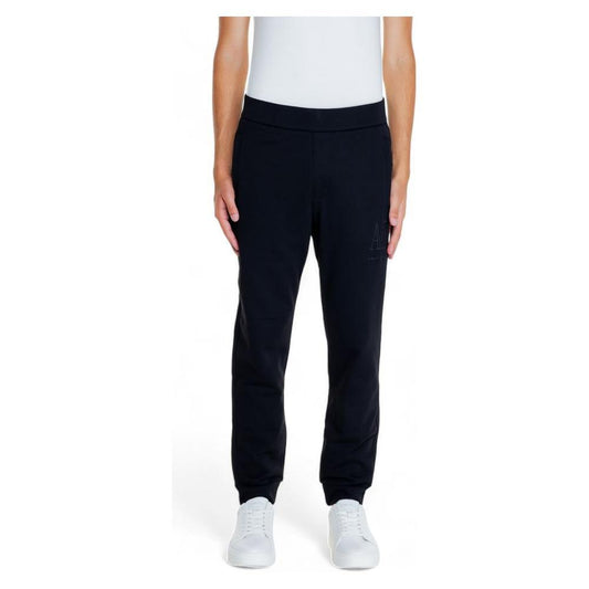 Armani Exchange Black Cotton Joggers Workout Pant
