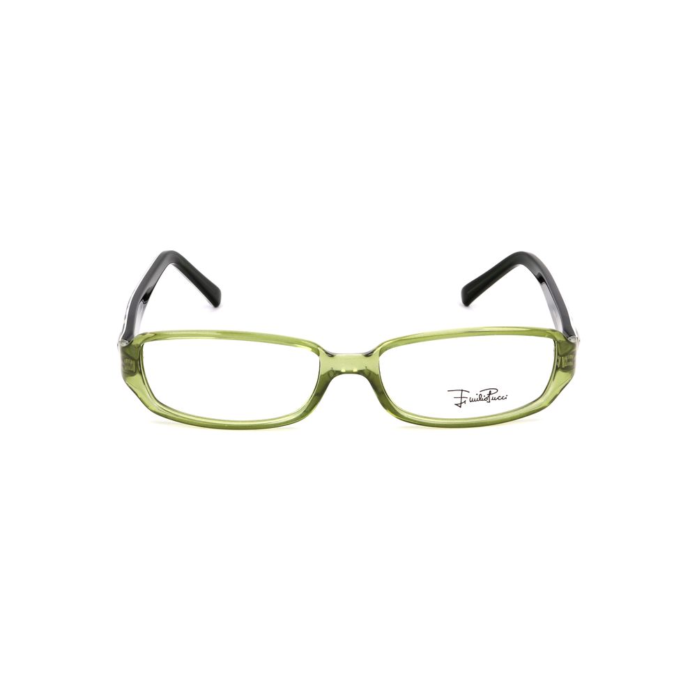Emilio Pucci Green Plastic Frames - Stylish Women's Eyeglasses with 51/15/130 mm Size