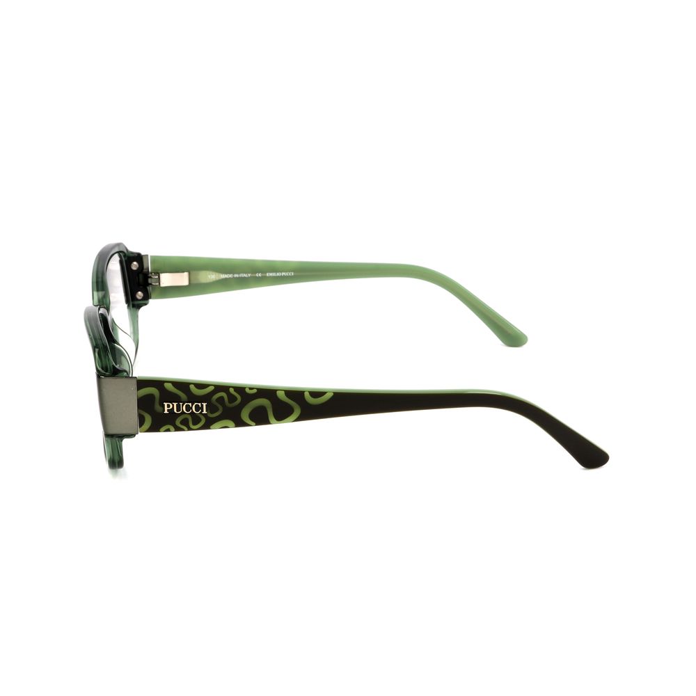 Emilio Pucci Olive Plastic Glasses (Frames)