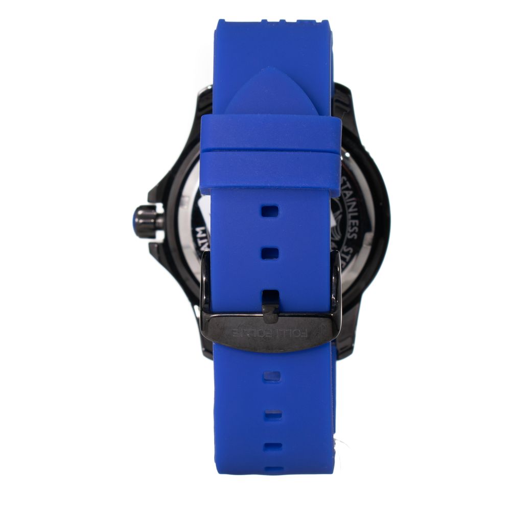 Front view with bag zipped and handles upright.