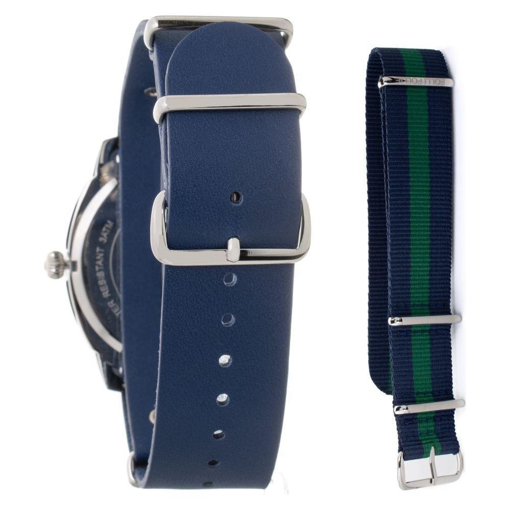 Folli Follie Blue Leather Watch