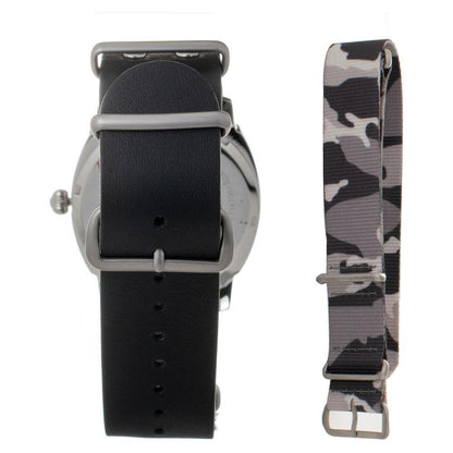 Folli Follie Black Leather Watch