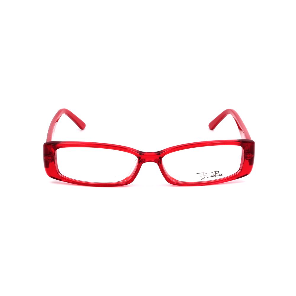 Emilio Pucci Red Plastic Glasses (Frames)