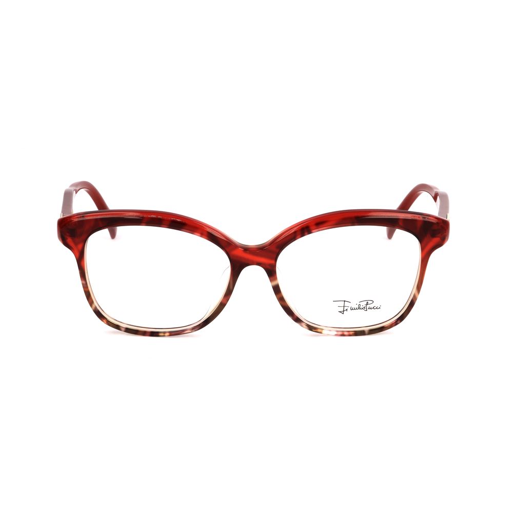 Emilio Pucci Red Plastic Glasses (Frames)