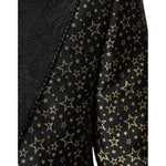 Dolce & Gabbana Black Stars Jacquard SICILIA 2 Piece Suit