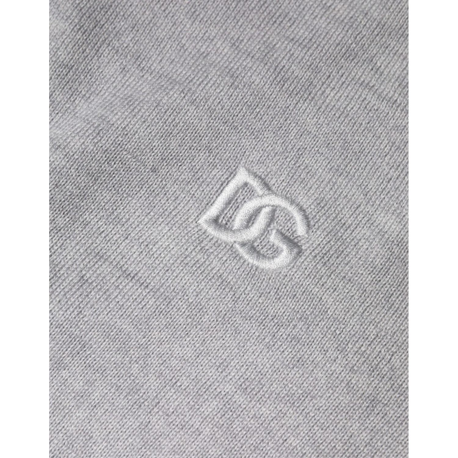 Dolce & Gabbana Light Gray Wool Crew Neck Pullover Sweater