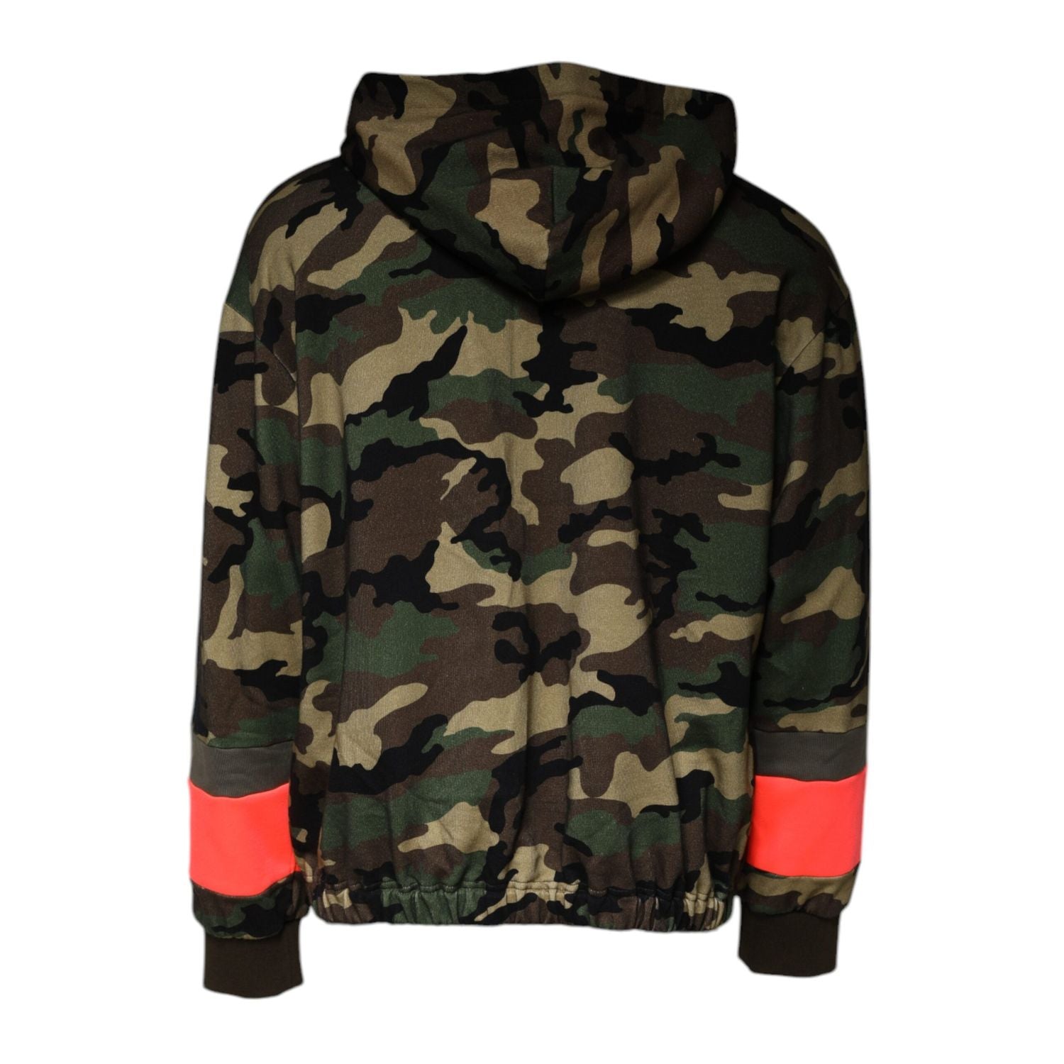 Dolce & Gabbana Multicolor Camouflage Hooded Men Sweatshirt Sweater