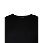 Dolce & Gabbana Black Long Sleeve Crew Neck Pullover Sweater