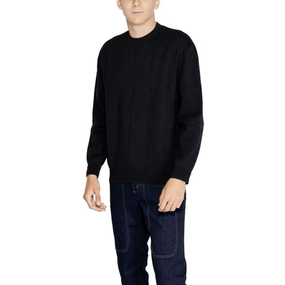 Armani Exchange Black Cotton Sweatshirt