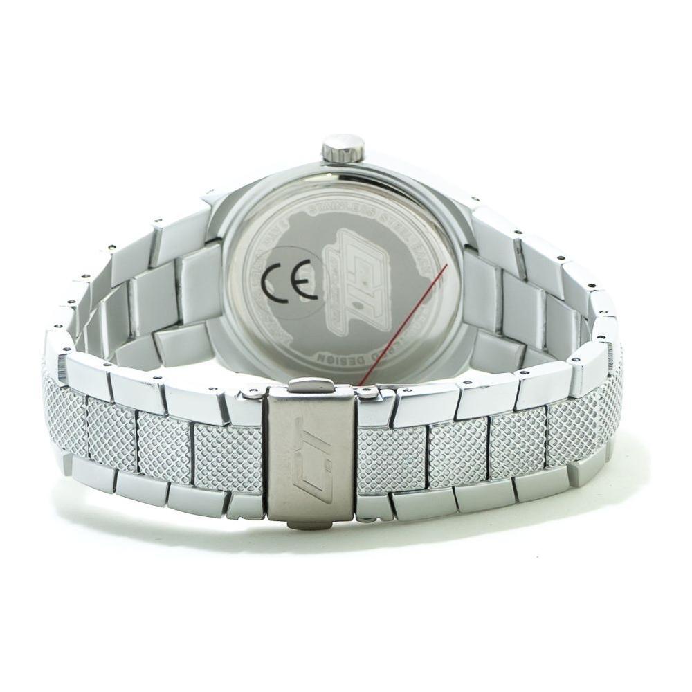 Chronotech Silver Polycarbonate Dress Watch