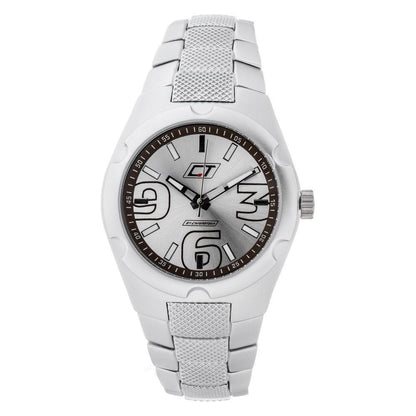 Chronotech Silver Stainless Steel Watch