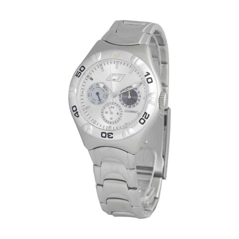 Chronotech Silver Stainless Steel Watch