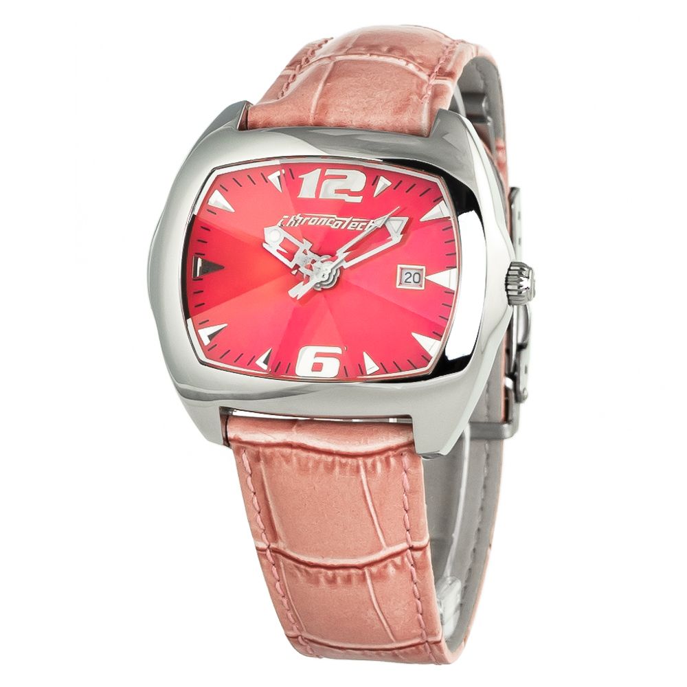 Chronotech Multicolor Leather Dress Watch